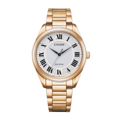 Citizen EM0973-55A Eco-Drive 34.8mm Analog Rose Gold Stainless Steel Strap Women Watch